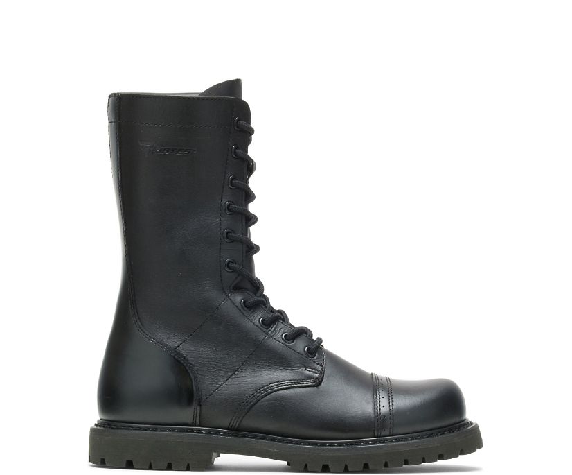 BATES BOOTS | MEN'S 11" PARATROOPER SIDE ZIP BOOT-BLACK