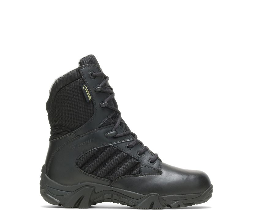 BATES BOOTS | MEN'S GX-8 INSULATED SIDE ZIP WITH GORE-TEX-BLACK