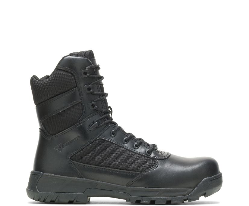 BATES BOOTS | MEN'S TACTICAL SPORT 2 TALL SIDE ZIP COMPOSITE TOE EH-BLACK