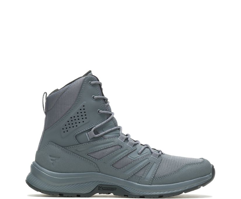 BATES BOOTS | MEN'S RALLYFORCE TALL SIDE ZIP-GUNMETAL