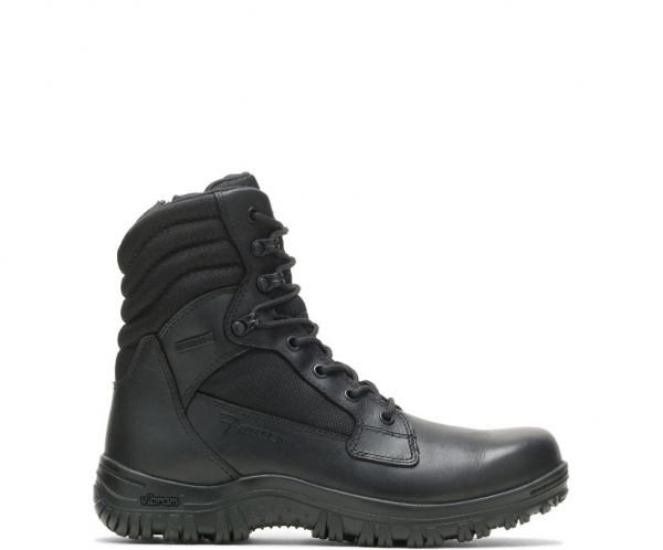 BATES BOOTS | WOMEN'S CYREN TALL DRYGUARD+ SIDE ZIP-BLACK